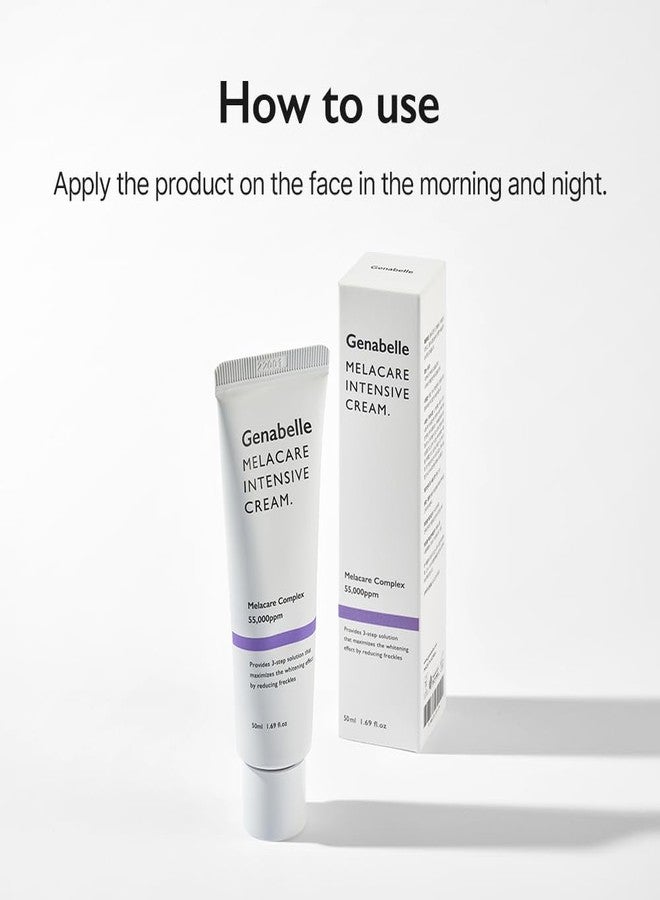 Genabelle Melacare Intensive Cream – Targeted Care for Uneven Skin Tone, Hydrating & Nourishing Daily Moisturizer with Niacinamide and Tranexamic Acid 1.69 fl oz - Image 4
